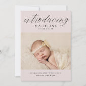 BABY ANNOUNCTIE Voeg je foto toe (Voorkant)