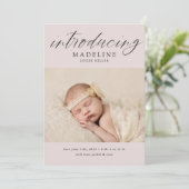 BABY ANNOUNCTIE Voeg je foto toe (Staand voorkant)