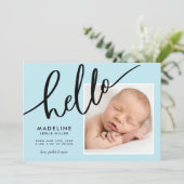 BABY ANNOUNCTIE Voeg je foto toe (Staand voorkant)