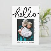 BABY ANNOUNCTIE Voeg je foto toe (Staand voorkant)