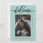 BABY ANNOUNCTIE Voeg je foto toe (Voorkant)