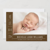 BABY ANNOUNCTIE Voeg je foto toe (Voorkant)