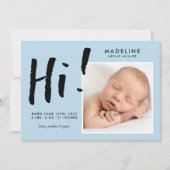 BABY ANNOUNCTIE Voeg je foto toe (Voorkant)