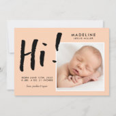 BABY ANNOUNCTIE Voeg je foto toe (Voorkant)