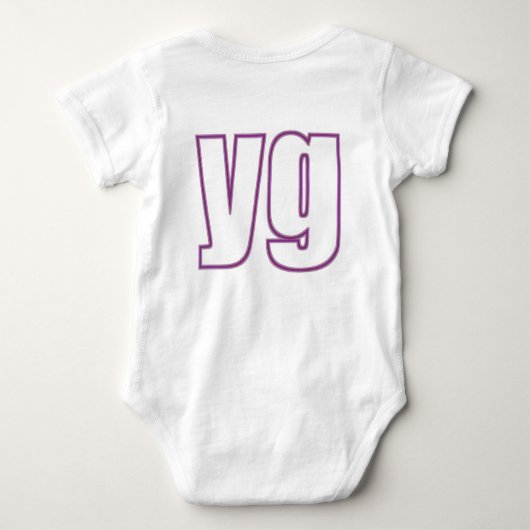 BABY'S ROCK Romper (Achterkant)