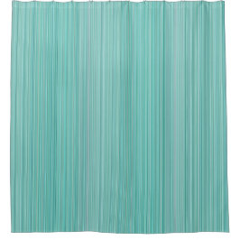 Baby Aqua Stripes Shower Curtain Douchegordijn