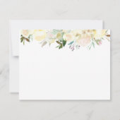 Baby Arrivaliserende voorspelling Elegant White Ro (Achterkant)