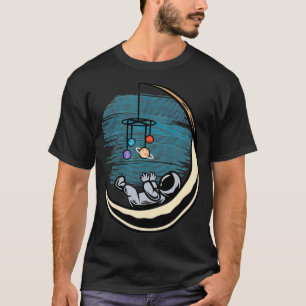 Baby Astronaut Space Ecuration Stars Lover Gift T-shirt