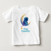 Baby Astronaut “Stay Cosmic” T-Shirt – Cute Space (Voorkant)