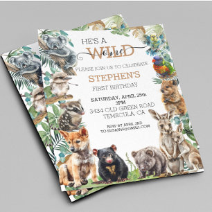 Baby Australian Animal Wild Een Verjaardagskangoer