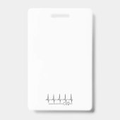 Baby Autostoel CHD Alarm Badge (Achterkant)