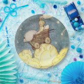 Baby avonturen met de maan papieren bordje (Feest)