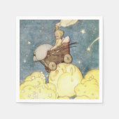 Baby-avonturen met het maanpapier servet (Voorkant)