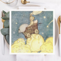 Baby-avonturen met het maanpapier