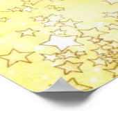  Baby-avontuur met maan en sterren Poster (Hoek)