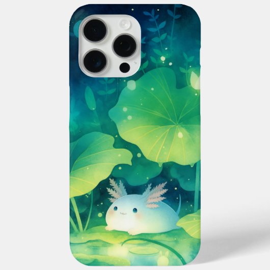 Baby Axolotl Bloem Vijver Case-Mate iPhone Case (Achterkant)