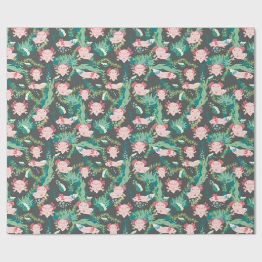 Baby Axolotl Cadeaupapier (Vlak)