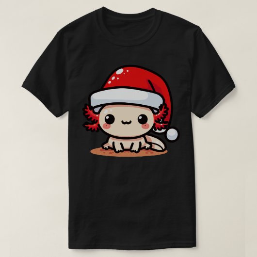 baby axolotl kerst t-shirt (Design voorkant)