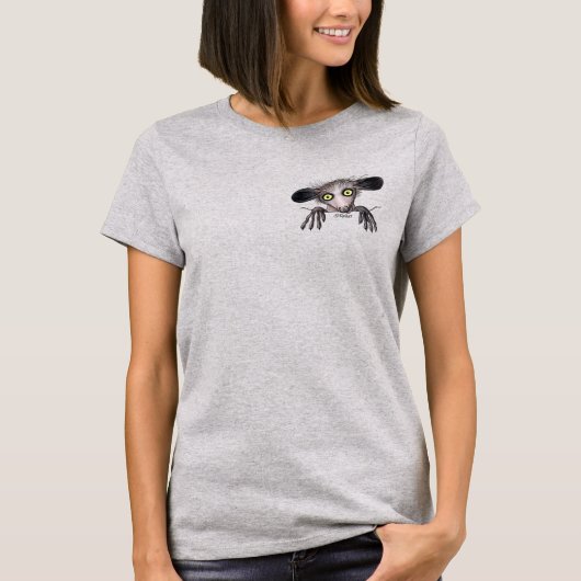 Baby Aye Aye Lemur Pocket T-Shirt (Voorkant)