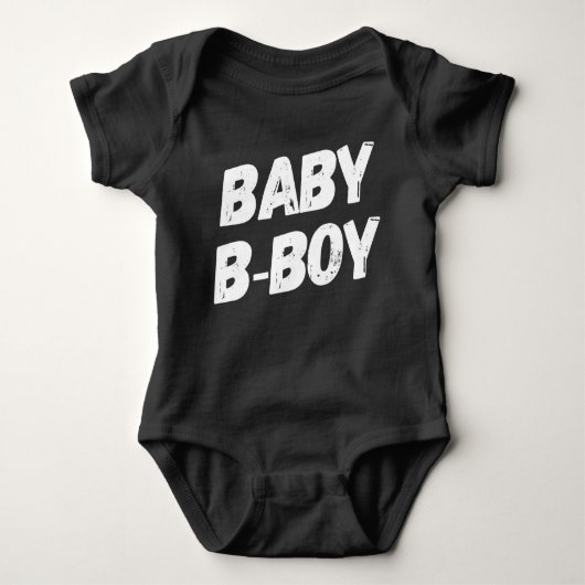 Baby B-Boy Hip Hop Dancer Romper (Voorkant)