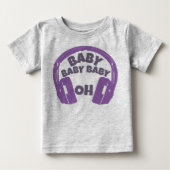 Baby Baby Baby Oh hoofdtelefoon T-Shirt (Voorkant)