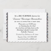 Baby Baby Baby shower Kaart (Achterkant)