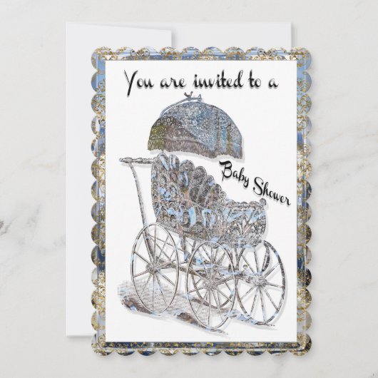 Baby Baby Baby shower Kaart (Voorkant)