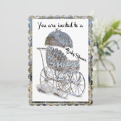 Baby Baby Baby shower Kaart (Staand voorkant)