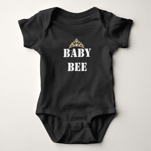 Baby Baby Bodysuit-Crown Baby Bee Romper (Voorkant)