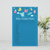 Baby Baby-dieren Naam Game (Staand voorkant)