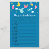 Baby Baby-dieren Naam Game (Voorkant)