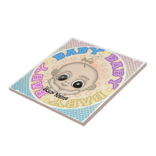 Baby Baby Face Tegeltje (Zijkant)