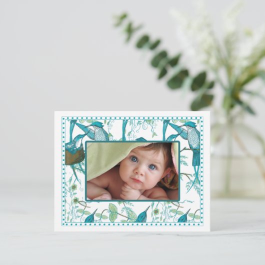  Baby Baby Foto aankondiging (Staand voorkant)