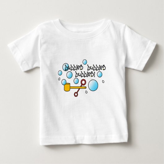 Baby, Baby Jongens, Meisjes, Bubbels T Shirt Top (Voorkant)
