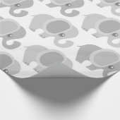 Baby Baby neutraal grijs schoeisel Cadeaupapier (Hoek)