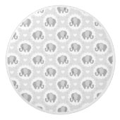 Baby Baby Neutrale ellephant Shower Gift Keramische Knop (Voorkant)