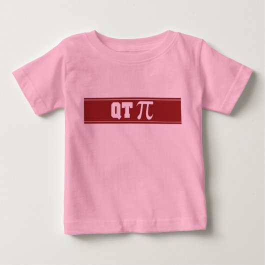 Baby Baby Peuter Cutie Pie QT Pi T-shirt (Voorkant)
