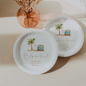 Baby Baby shower aan boord Papieren Bordje