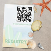 Baby Baby shower aan boord van de Waterverf Informatiekaartje