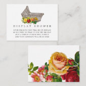  Baby Baby shower Display Shower Informatiekaartje (Voorkant / Achterkant)