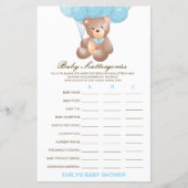 Baby Baby shower Game PRINED (Voorkant)