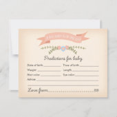 Baby - Baby shower gamekaart Kaart (Voorkant)