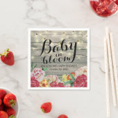 Baby baby shower in Bloom Flower String Light Wood Servet (Insitu)
