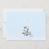 Baby Baby shower Kaart (Achterkant)