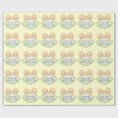 Baby Baby shower met tweelingwikkelpapier Cadeaupapier (Vlak)
