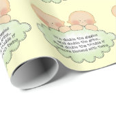 Baby Baby shower met tweelingwikkelpapier Cadeaupapier (Rol Hoek)