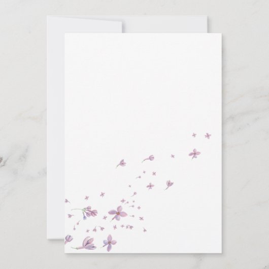 Baby Baby shower per post Kaart (Achterkant)