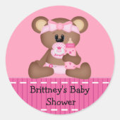 Baby Baby shower Sticker (Voorkant)