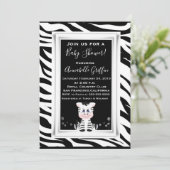 Baby Baby shower Uitnodiging (Staand voorkant)