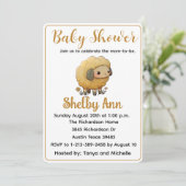 Baby Baby shower Uitnodiging (Staand voorkant)